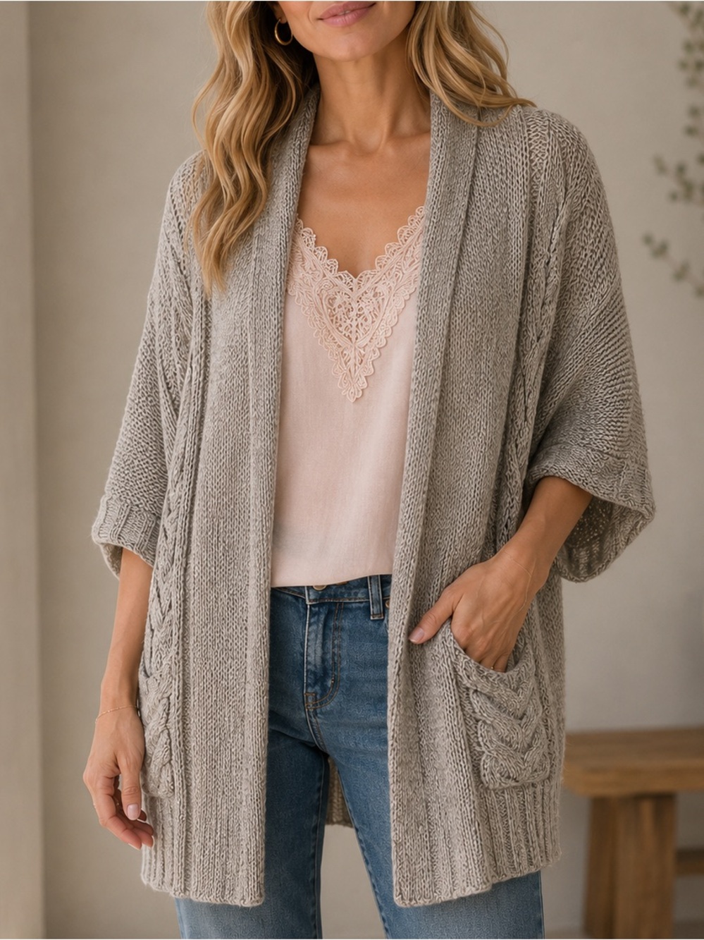 Bobeau Cardigan‎ Sweater